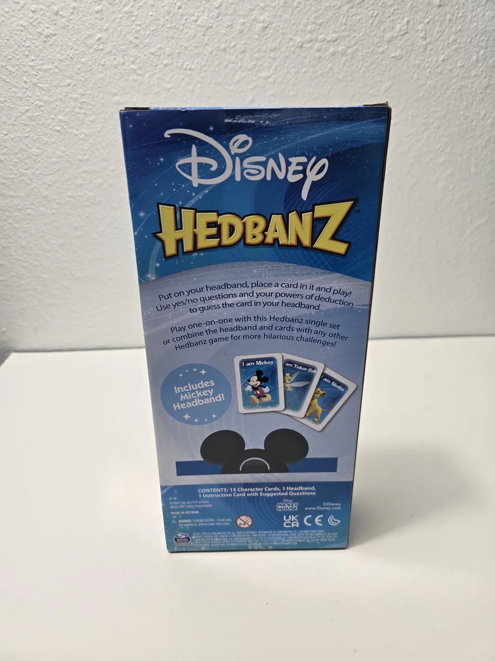 Disney Hedbanz Party Game - Blue and Yellow